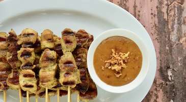 Yer Fıstığı Soslu Tavuk