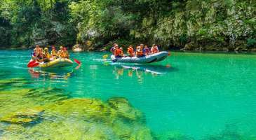 Lim Nehri’nde rafting yapın, dağ bisikleti sürün
