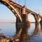 Dnieper Nehri kıyılarında yürüyün