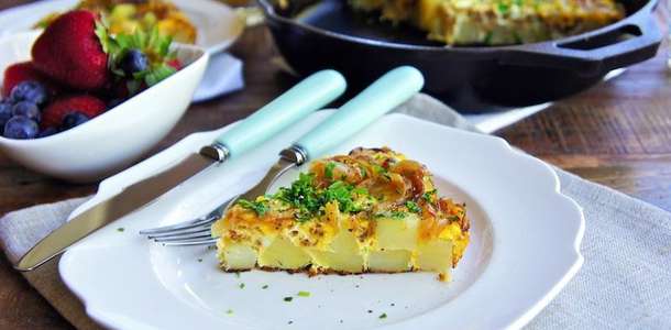 Patatesli omlet