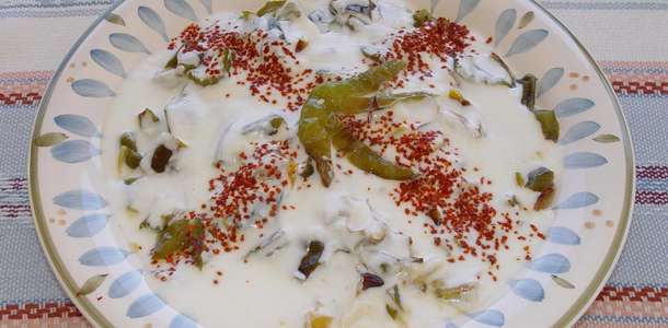 Yoğurtlu biber turşusu