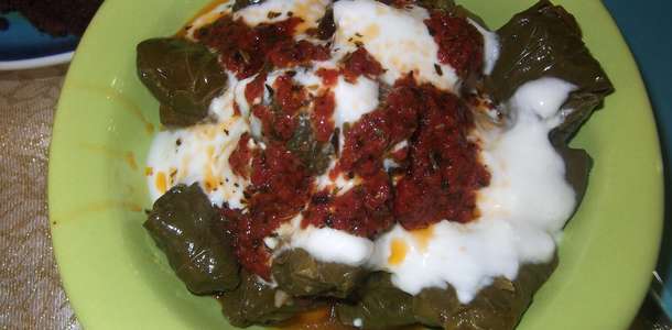 Baklalı sarma