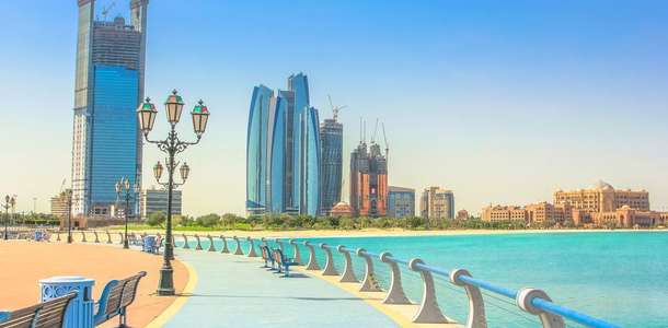 Corniche sahilinde Abu Dabi’nin kalbine inin  