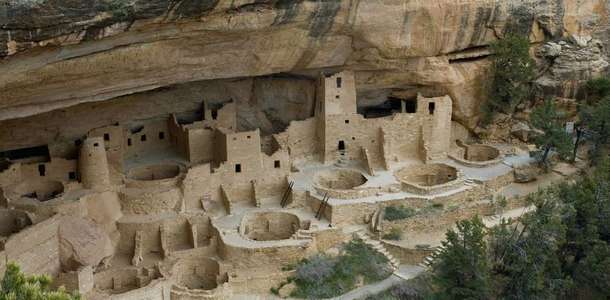 Anasazi halkının yaşadığı yeri görün