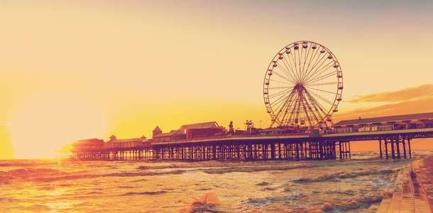 Blackpool iskelelerine bir gününüzü ayırın