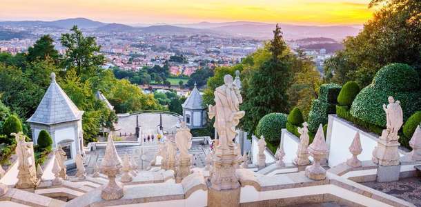 Bom Jesus do Monte’nin özel manzarasını görün