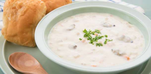 Clam chowder ile karnınızı doyurun 