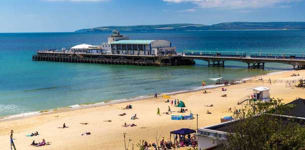 Bournemouth plajını keşfedin