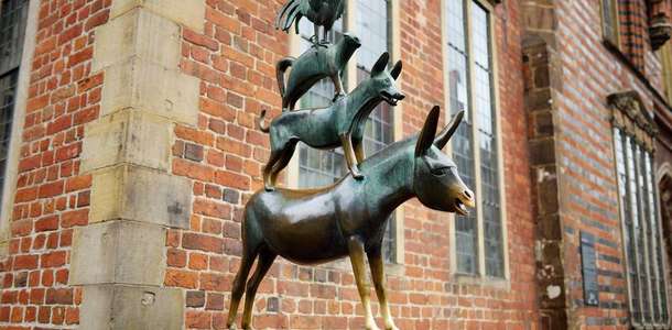 Bremen Mızıkacıları Heykeli