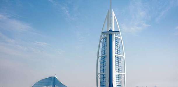 Burj El Arab'ı yakından görün