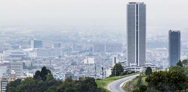 Bogota’ya Torre Colpatria’nın tepesinden bakın 