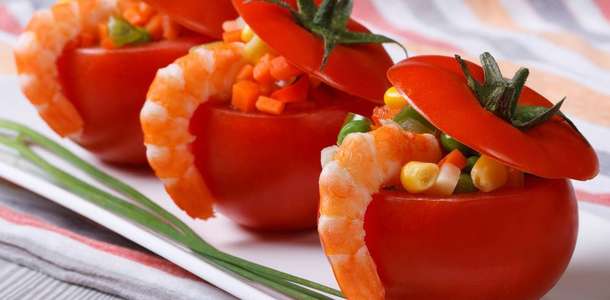 Tomates Aux Crevette