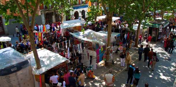 El Rastro Pazarı’nı turlayın 