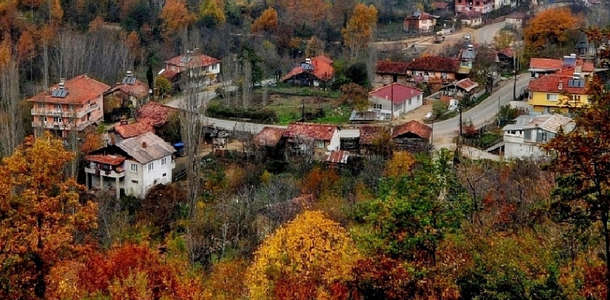 Hilmiye Köyü’nün ahşap evleri arasında gezin