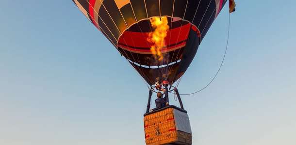 Şehri bir de sıcak hava balonundan kuşbakışı seyredin