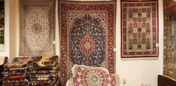 İran halısı ve minyatür alın