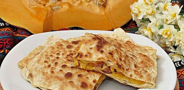 Bolu usulü kabaklı gözleme