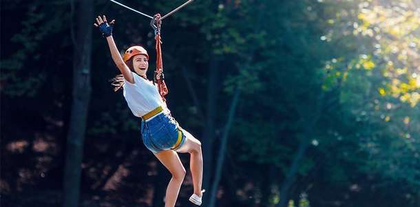 İncekum Macera Parkı’nda adrenalin dolu anlar yaşayın