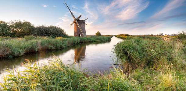 Norfolk Broads kasabasına uğrayın