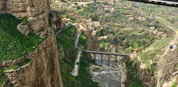 Rhumel Kanyonu’nda teleferiğe binin