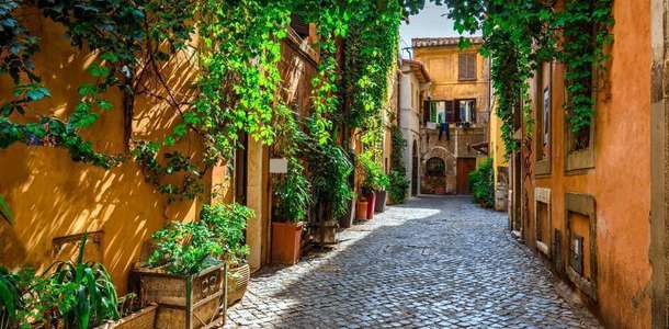 Trastevere ve çevresinde gezinin 
