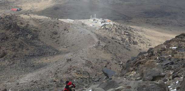 Sabalan Dağı’nın zirvesine tırmanın