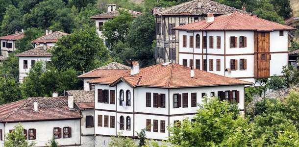 Kartpostallardan fırlamış Safrabolu evlerini fotoğraflayın