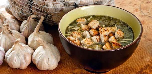 Sarımsak çorbası