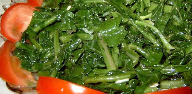 Turp otu salatası