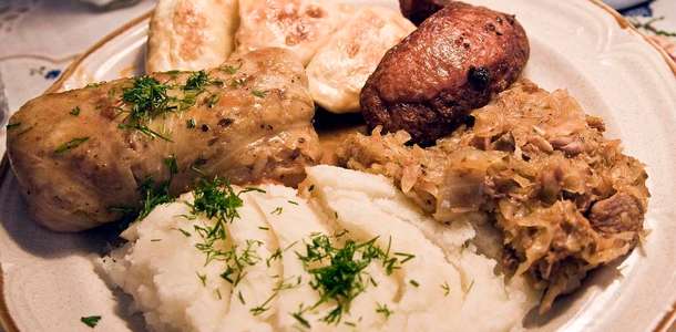 Polonya usulü piliç dolması