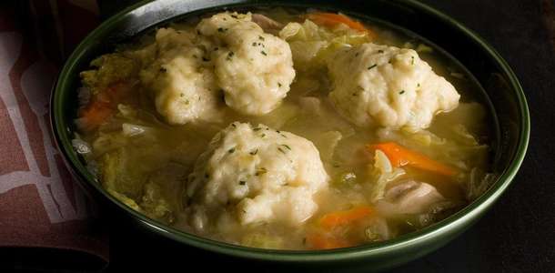 Tavuklu dumpling çorbası