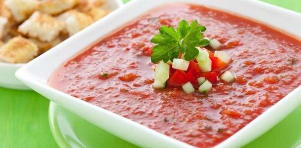 Acılı Gazpacho