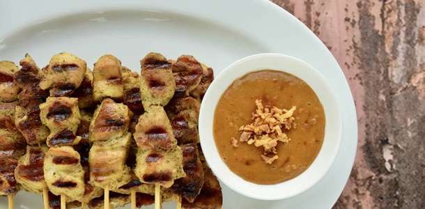 Yer Fıstığı Soslu Tavuk